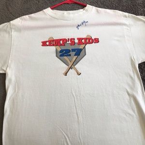Matt Kemp auto graph shirt